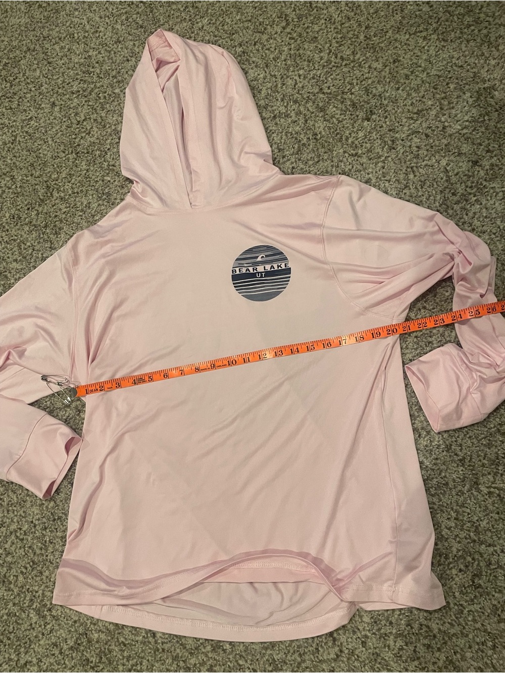 Spicy Tuba Pink Long-Sleeve Hooded Tee - Rash Guard - Picture 5 of 6